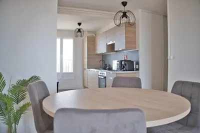 Cuisine ou kitchenette dans l'établissement Le Vaillant - Rooftop