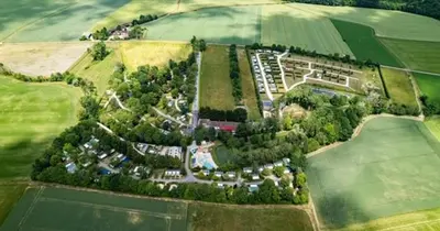 Paysage naturel près de le camping