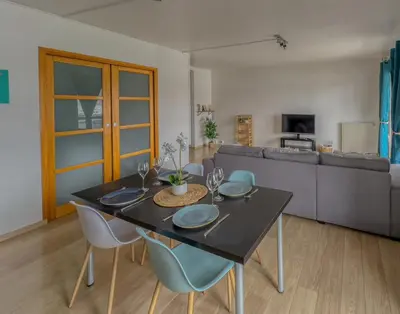 Cuisine ou kitchenette dans l'établissement Le Margnotin