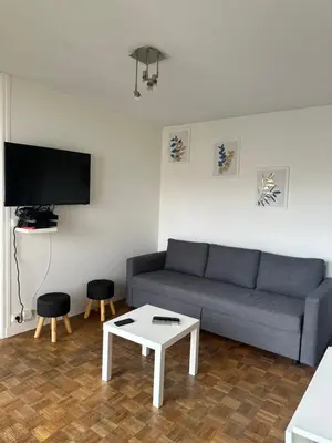 Télévision ou salle de divertissement dans l'établissement Appartement Châlons en champagne