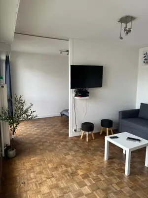Télévision ou salle de divertissement dans l'établissement Appartement Châlons en champagne