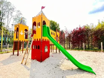 Aire de jeux pour enfants de l'établissement Camping maeva Escapades Country Park - Touquin