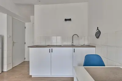 Cuisine ou kitchenette dans l'établissement Château Saphir T2 hypercentre historique au pied du château