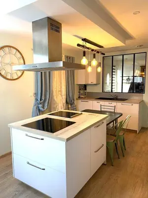 Cuisine ou kitchenette dans l'établissement Grace