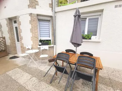 Balcon ou terrasse dans l'établissement Le Clos Saint Martin
