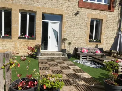 Jardin de l'établissement Chez Virginie