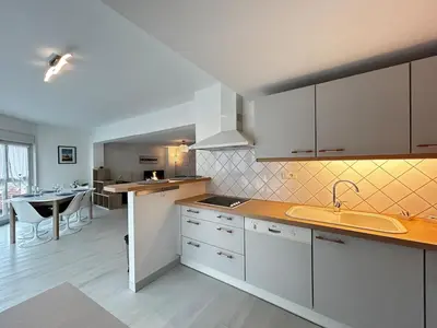 Cuisine ou kitchenette dans l'établissement E Mercier magnifique grand T2 à deux pas du centre