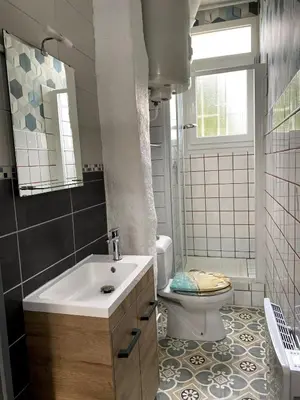 Salle de bains dans l'établissement Appartement cosy