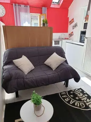 Coin salon dans l'établissement Studio gare et commerces sur place