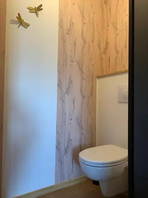 Salle de bains dans l'établissement Le mirondel