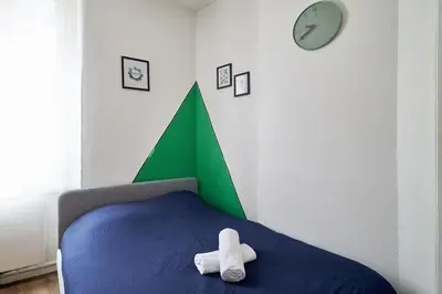 Un ou plusieurs lits dans un hébergement de l'établissement Le Petit Cernay - Studio - 5 mins Caves Champagne