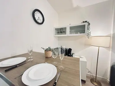 Cuisine ou kitchenette dans l'établissement Duruy D studio confort proche piscine et patinoire