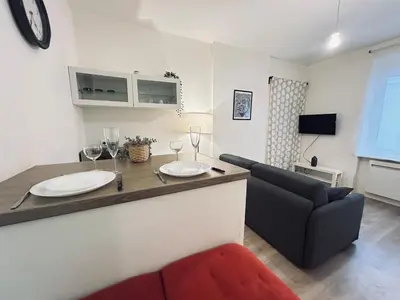 Télévision ou salle de divertissement dans l'établissement Duruy D studio confort proche piscine et patinoire