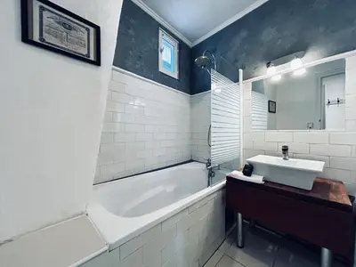 Salle de bains dans l'établissement Une bulle en champagne T3 hyper centre avec balcon