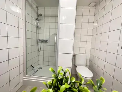 Salle de bains dans l'établissement Les 3 Piliers grand T2 confortable avec parking