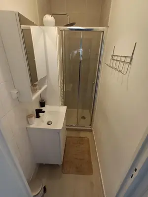Salle de bains dans l'établissement Appartement cosy