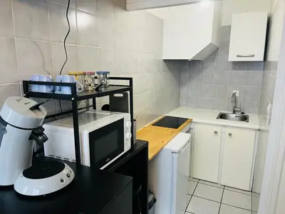 Cuisine ou kitchenette dans l'établissement capucin 2 super studio au pied de la cathédrale