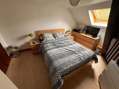 Un ou plusieurs lits dans un hébergement de l'établissement Appartement à louer