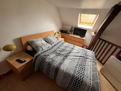 Un ou plusieurs lits dans un hébergement de l'établissement Appartement à louer