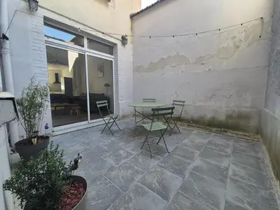 Terrasse ou espace extérieur de l'établissement Hambourg, 11 Pers, Spacieux, Élegant, Moderne