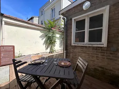 Plan de l'établissement Chamonix magnifique duplex avec terrasse au centre