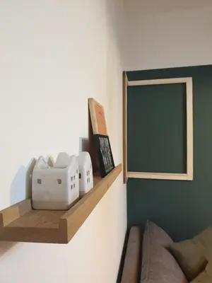 Coin salon dans l'établissement Appartement La Buissonnière