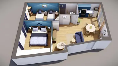 Plan de l'établissement La Grèce - Appartement chaleureux en hypercentre