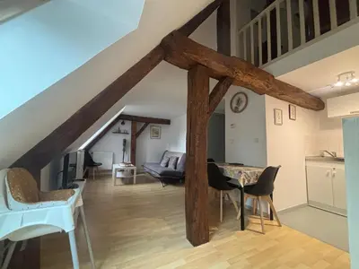 Coin salon dans l'établissement L'écrin des remparts