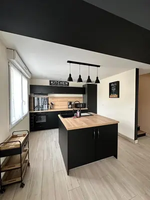 Cuisine ou kitchenette dans l'établissement Chez Mémé