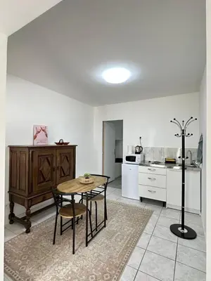 Cuisine ou kitchenette dans l'établissement La maison du 4
