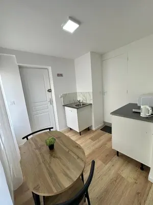 Cuisine ou kitchenette dans l'établissement Le clos du 4