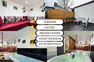 Plan de l'établissement La détente marocaine studio jacuzzi et terrasse