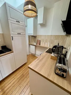 Cuisine ou kitchenette dans l'établissement Vesle