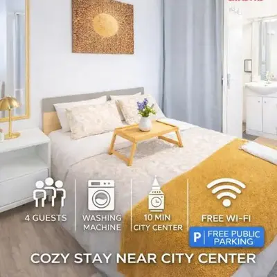 peaceful retreat & cozy apartment in reims