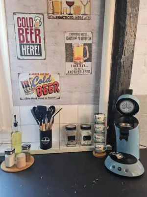 Boissons dans l'établissement T2 style industriel tout confort