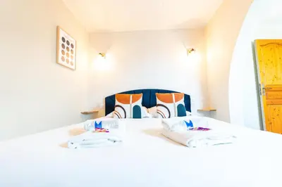 Un ou plusieurs lits dans un hébergement de l'établissement Résidence Saint-Vincent Elegance et Comfort