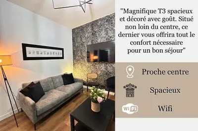 Plan de l'établissement Laon Magnifique T3 à deux pas du centre-ville