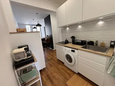 Cuisine ou kitchenette dans l'établissement Le Saint André Hyper centre ville