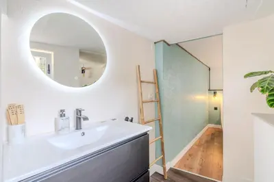 Salle de bains dans l'établissement Studio calme proche CDG & Parc Astérix - Accès A1 à 5min