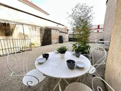 Balcon ou terrasse dans l'établissement Le clos Champenois maison au cœur des vignes