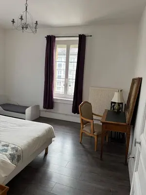Un ou plusieurs lits dans un hébergement de l'établissement Appartement 3 chambres 6 personnes