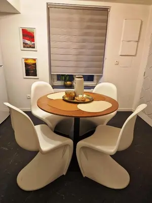 Coin salon dans l'établissement Gite Urbain - Asclepios