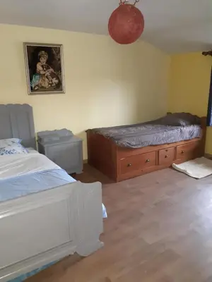 Un ou plusieurs lits dans un hébergement de l'établissement A la maison