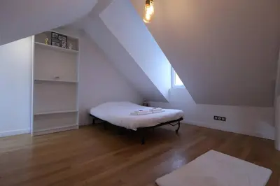 Un ou plusieurs lits dans un hébergement de l'établissement Lenoir magnifique maison 8 pers avec terrasse