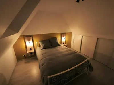 Un ou plusieurs lits dans un hébergement de l'établissement Appartement T3