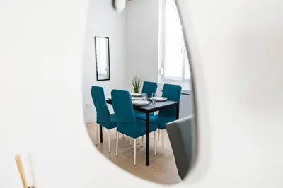 Coin salon dans l'établissement Philomène, hypercentre Reims