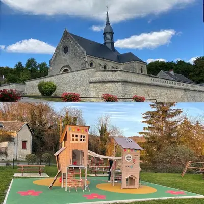 Aire de jeux pour enfants de l'établissement La Grange Saint-Laurent