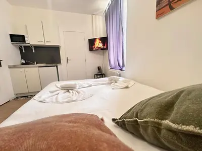 Un ou plusieurs lits dans un hébergement de l'établissement Chavalliaud 12 cocon en RDC proche centre-ville