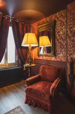 Coin salon dans l'établissement Maison Immersive Cinéma & Harry Potter 6 pers