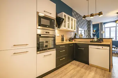 Cuisine ou kitchenette dans l'établissement Domremy HypercentredeReims